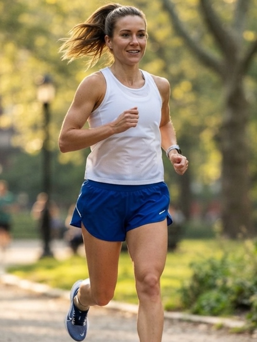 Women’s Athletic Running Shorts in Blue